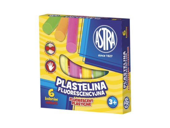 Astra ASTRA Neonski plastelin 6 barv, 83811906