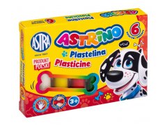 Astra ASTRINO Šolski plastelin 6 barv, 303221001