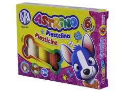 Astra ASTRINO Šolski plastelin 6 barv, 303221001