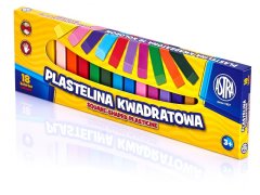 Astra ASTRA Kvadratni plastelin 18 barv, 83814904