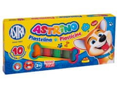 Astra ASTRINO Šolski plastelin 10 barv, 303221002