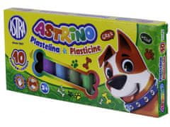 Astra ASTRINO Šolski plastelin 10 barv, 303221002