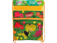 KIDS LICENSING Vrečka z naramnicami 40/30cm CRAZY DINO, KL10995