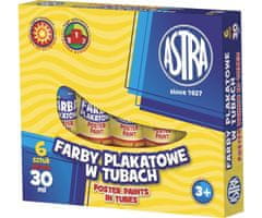 Astra ASTRA Tempera barva v tubi 30ml BELA, 83110904