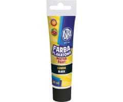 Astra ASTRA Tempera barva v tubi 30ml Črna, 83110909