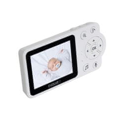 Evolveo Baby Monitor N3, otroški video nadzor, modra