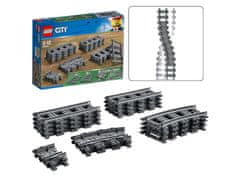 LEGO Lego CITY Železniške proge, razširitveni set za LEGO železnice za otroke 60205