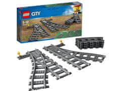 LEGO Lego CITY Železniška stikala, železniške proge, razširitveni set za LEGO železnico za otroke 60238