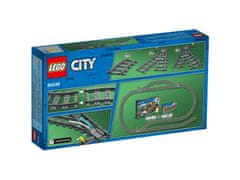 LEGO Lego CITY Železniška stikala, železniške proge, razširitveni set za LEGO železnico za otroke 60238