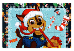 Ljubki dom Otroška sestavljanka 4v1 PAW PATROL in praznovanje božiča, 19x29 cm