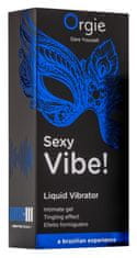 Erotic Collection Sexy Vibe lubrikant! Tekoči vibrator 15 ml Orgie