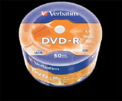 Verbatim DVD-R AZO 4,7GB, 16x, ovitek 50 kosov