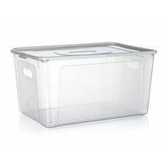 Škatla za shranjevanje MULTIBOX transparentna 39x26x20,5cm 17L prozorna