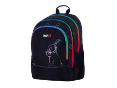 Hash HASH Šolski nahrbtnik za prvi razred RAINBOW BUNNY, AB350, 502023106