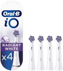 Braun Nadomestne glave za zobne ščetke ORAL-B iO Radiant 4 - bele, 3 mesečna trajnost, hitra dostava 24 ur