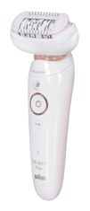 Braun Braun Silk-épil 9 9002 epilator z 40 pincetami, vodoodporen, LED zaslon, udoben ročaj, primeren za suho in mokro uporabo