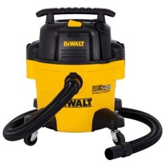 DeWalt Suhi/vesni sesalnik 23L AT-DXV23P-QT, tih delovanje, 800W, prenosljiv, črno-rumen, z HEPA filtrom in prostornino 23L