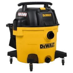 DeWalt Usisavač za suho in mokro čiščenje 34L z električno vtičnico AT-DXV34PTA, črn in rumen, zmogljivost 1200W, HEPA filtriranje