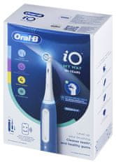 Braun Oral-B IO MY WAY OCEAN modra električna zobna ščetka za odrasle s 4 načini ščetkanja in Bluetooth povezavo