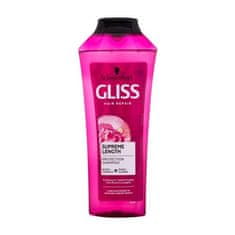 Schwarzkopf Gliss Supreme Length Protection Shampoo 400 ml zaščitni šampon za dolge lase, nagnjene k poškodbam in razcepljenim koncem za ženske