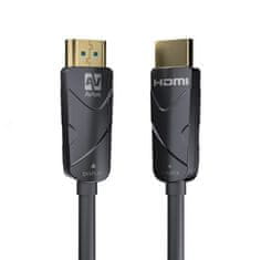 Avtek Avtek Aktivni HDMI Kabel 15m - Podpora za 4K, 18 Gb/s, OLED in HDR, Črn, Idealno za Gaming in Multimedije