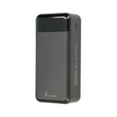 Extralink Extralink Powerbank EPB-124, 30000mAh, črna, hitro polnjenje, USB-C, do 5 naprav, z LED indikatorji, s flashlightom