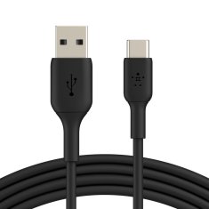 Belkin Belkin USB kabel 2 m USB A - USB C, črn, moški priključki, Plug and Play, hitra dostava v 24 urah