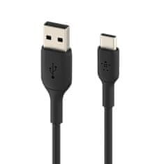 Belkin Belkin USB kabel 2 m USB A - USB C, črn, moški priključki, Plug and Play, hitra dostava v 24 urah