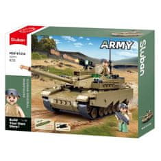 Sluban Army M38-B1256 Tank OEF-M1XS