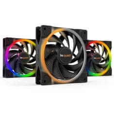 Be quiet! LIGHT WINGS high-speed (BL077) Triple-Pack RGB 120mm 4-pin PWM ventilator