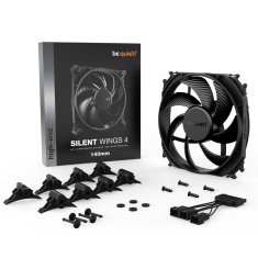 Be quiet! Silent Wings 4 (BL095) 140mm 3-pin črn ventilator