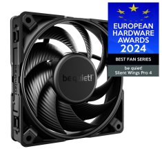 Be quiet! Silent Wings PRO 4 (BL098) 120mm 4-pin PWM črn ventilator