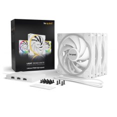 Be quiet! LIGHT WINGS White High-Speed (BL103) triple pack RGB 140mm 4-pin PWM beli ventilator