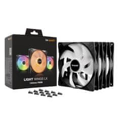 Be quiet! LIGHT WINGS LX (BL127) RGB 140mm 4-pin PWM 3x ventilator