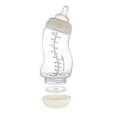 CANPOL BABIES Otroška steklenička s širokim vratom in antikolično obliko S-Shape 310ml