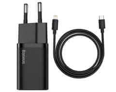 BASEUS Super Si USB-C PD QC 20W hitri polnilec z 1m kablom USB-C/Lightning