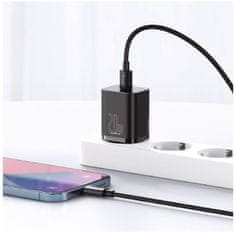 BASEUS Super Si USB-C PD QC 20W hitri polnilec z 1m kablom USB-C/Lightning