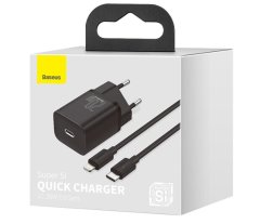 BASEUS Super Si USB-C PD QC 20W hitri polnilec z 1m kablom USB-C/Lightning