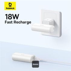 Noname Baseusova power banka 5000mAh 20W USB-C bela