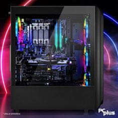 PCplus Storm i7-12700F 16GB 1TB NVMe SSD GeForce RTX 4060 8GB RGB gaming namizni računalnik