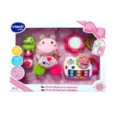 Vtech First baby darilni set CZ - roza