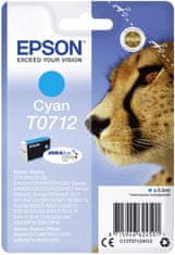 Epson Epsonova kartuša s črnilom/ T0712/ enojni paket črnila DURABrite Ultra/ cian