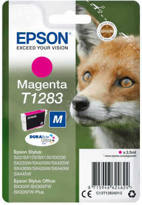 Epson enojno pakiranje črnila Magenta T1283 DURABrite Ultra C13T12834012