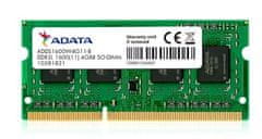 A-Data Premier 4GB DDR3L 1600MT/s / SO-DIMM / CL11 / 1,35 V