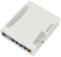 Mikrotik Access point +L4, 128MB RAM, 600MHz, 5x LAN, 1x 2.4GHz, 802.11n, USB, PoE