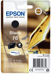 Epson enojni paket črnega črnila 16 DURABrite Ultra C13T16214012