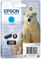 Epson Singlepack Cyan 26 Claria Premium črnilo C13T26124012