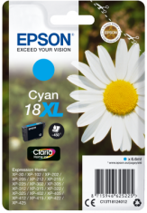 Epson enojno pakiranje cian črnila 18XL Claria Home C13T18124012