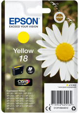 Epson Singlepack rumeno črnilo 18 Claria Home C13T18044012