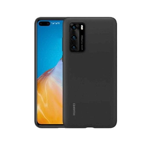 Nobrand Etui Huawei silikonski za Huawei P40 - črn